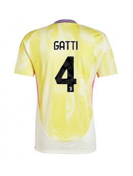 Juventus Federico Gatti #4 Replika Borta Kläder 2024-25 Kortärmad
